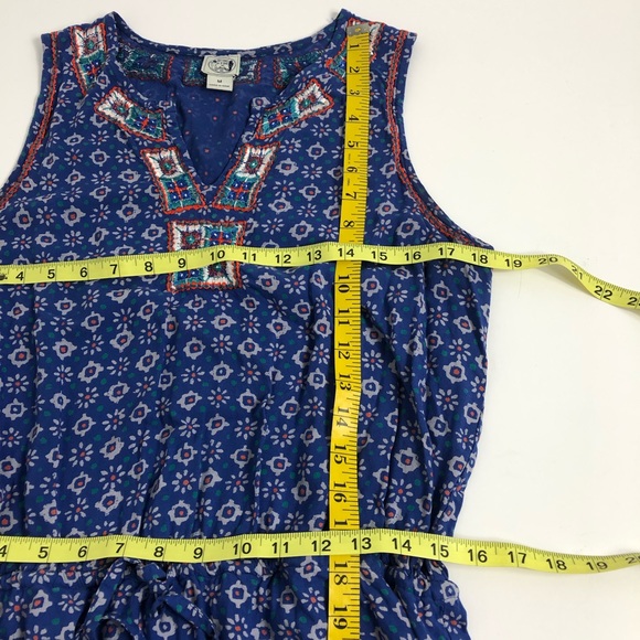 Irving & Fine for Lucky Brand Embroidered Dress M - Picture 7 of 8